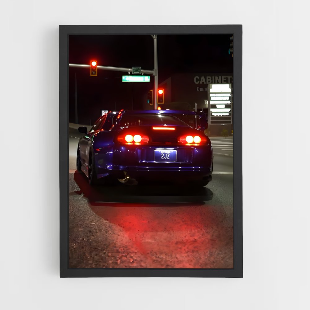Poster Nuit Vrombissante – affiche Toyota (vue 2)